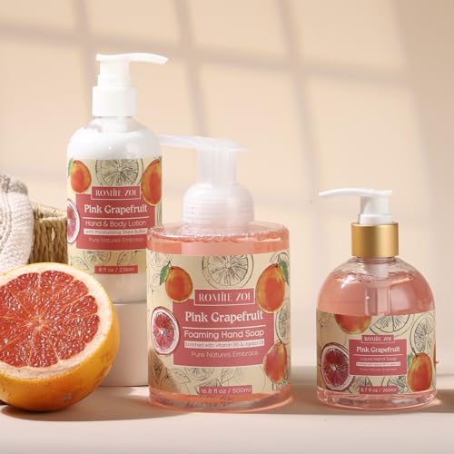 Liquid Hand Soap with Gift Box - Grapefruit - 260ml/ 8.7 fl.oz (Pack of 3)