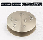 Artiwell Universal Bathroom Sink Drain Stopper, Fits Most Pop-Up Drains for Vessel Sink Lavatory Vanity, Sink Drain Strainer with Detachable Hair Catcher, Tested by Plumber in US (Brushed Nickel)