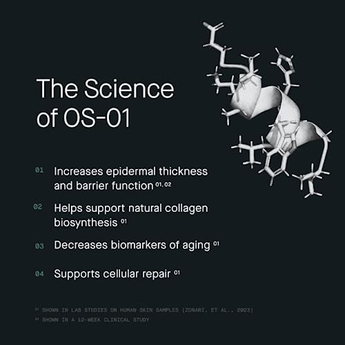 FACE OS-01 Peptide Topical Supplement & Skin Longevity Age Reversal Moisturizer