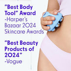 Love Wellness Bye Bye Bloat Lymphatic Massage Roller | Handheld Massager and Body Sculpting Tool | Supports Lymphatic Drainage, Bloating Relief, Skin Hydration & Boost Circulation | 1 Count