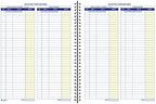 Adams Bookkeeping Record Book, Monthly Format, White (AFR71), 8.5 x 11 inches