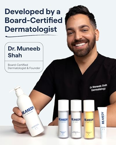 Remedy for Healthy Aging - Retinal, Resveratrol, Glycolic Acid, Argireline, Ferulic Acid, Matrixyl 3000 - Anti-Aging Treatment for Wrinkles, Uneven Texture & Tone - By Dermatologist Dr. Shah