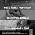 Wood Grain Peel and Stick Floor Tiles – 11.8” Width, Full Roll Length of 394" – Versatile Design for Any Space, Grey Self Adhesive Vinyl Flooring, Waterproof and Non-Slip Features
