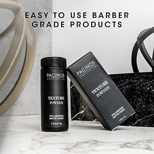 Pacinos Texture Powder - Lightweight Root Lifting Powder with Matte Dry Finish for Texture, Volume & Thickness - Shaker Bottle for Easy Hair Styling - 30g