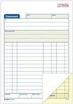 Tops Adams Statement Book, 2-Part Carbonless, White/Canary, 5-9/16 x 8-7/16 Inches, 50 Sets, 3/Pack (DC5812-3)