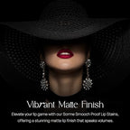 SORMÉ Smooch Proof Lip Stains with Matte Finish - Long lasting Lip Stain with A Felt-tip Nib Precision Lip Marker - Gluten Free, Vegetable Dye Based, Smear Proof, and Color Pop Lip Stain Marker - Vamp