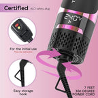 Nicebay Hair Dryer Brush, Hot Tools Blow Dryer Brush for Women, One Step Blowout Brush with Display Screen, Oval Ceramic Barrel, Negative Ion