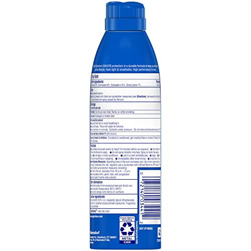 Coppertone SPORT Sunscreen Spray SPF 30, Water Resistant Sunscreen, Broad Spectrum Spray Sunscreen SPF 30, 5.5 Oz Spray (Pack of 2)