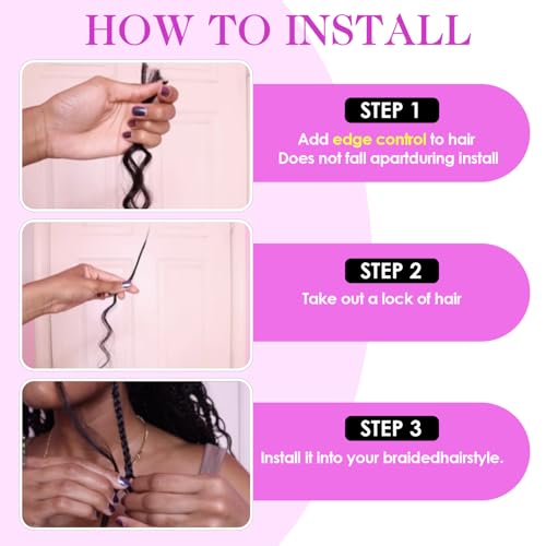 Human Braiding Hair 2Bundles 160g for Bohemian Braids Deep Wave Human Braiding Hair for Boho Braids No Weft Freetress Honey Blonde Human Hair for Braiding Hair 24 Inch (27#)