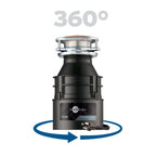 InSinkErator Badger 1 Garbage Disposal with Power Cord, Badger Series 1/3 HP Continuous Feed Food Waste Disposer