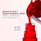 Clarins NEW Water Lip Stain | Long Lasting, Transfer-Proof, Lightweight and Kiss Proof | Buildable Matte Finish | Contains Hyaluronic Acid | 0.2 Fluid Ounces