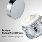 GLASS SKIN 14Days Miracle Retinol Night Cream 1.69oz - Korean Skincare Retinol Serum for Face and Neck - Collagen, Centella - Anti aging Skin Cream, Moisturizer Face Cream