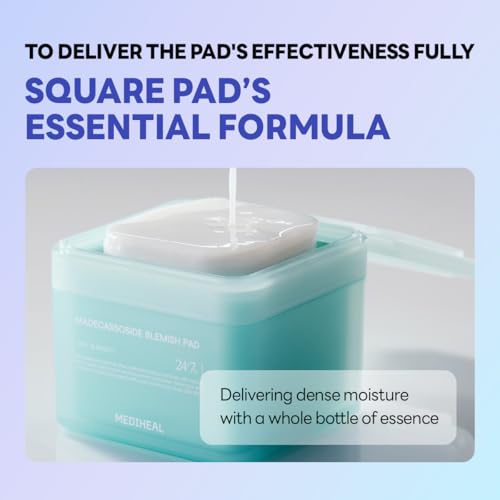 MEDIHEAL Madecassoside Toner Pads [Disney Pixar Edition]-Centella Asiatica to Improve Uneven Skin Tone - Vegan Face Gauze Pads, Full size 100 Pads + Refill 100 Pads