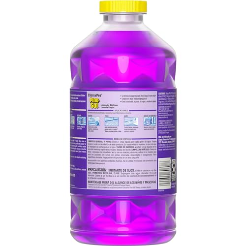 CloroxPro Pine-Sol Multi-Surface Cleaner, All Purpose Cleaner, Lavender Clean, 80 Fluid Ounces, Pack of 3 (Package May Vary)
