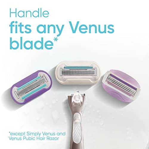 Gillette Venus Deluxe Smooth Sensitive Women's Razor Handle + 2 Blade Refills