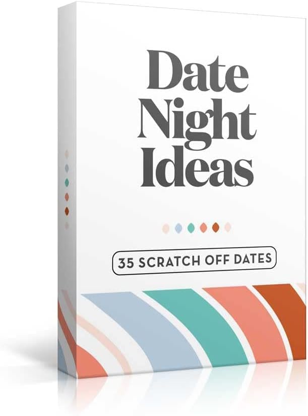 35 Scratch Off Date Night Ideas, Couples Gifts for Him, Her, Girlfriend, Boyfriend, Wife or Husband - Women or Men Anniversary Card Game, Engagement Gifts for Couples, Bridal Shower, Wedding, Birthday