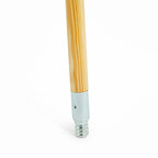 COASTWIDE Professional 60" Wood Push Broom Handle, Threaded Metal Tip