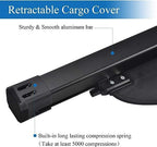 OQHAIR Cargo Cover Rear Cargo Shade Cover，Trunk Luggage Shield Shade for Grand Cherokee L (3-Row;WL) 2023 2022 2021