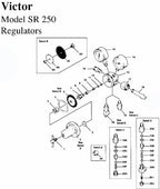Victor 0790-0048 Repair Kit, Sr250