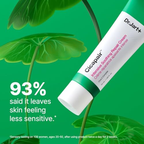 Dr.Jart+ Cicapair™ Sensitive Skin Face Moisturizer for Redness and Barrier Repair with Centella Asiatica | Korean Skin Care