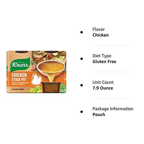 Knorr Chicken Stock Gel Pots 8 Pack 224g