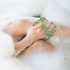 EcoTools Exfoliating Body Buffer, for Body Cleansing, Designed with Strap, Sustainable and Vegan Body Scrubber, 4 Count
