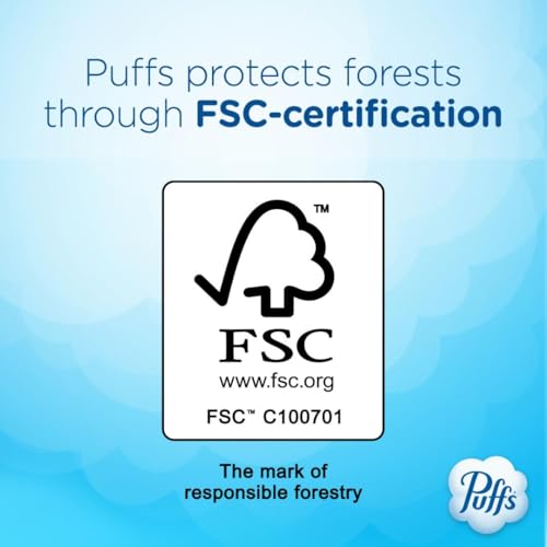 Puffs Plus Lotion Facial Tissues, 24 Family Boxes, 124 Tissues Per Box