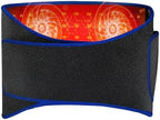 Red Light Therapy Belt for Body: Infrared Heating Vibration Massage Wrap Pad for Waist, Shoulder, Belly Pain Relief, Portable Relaxation Device for Home, Women & Men (Blue Black)