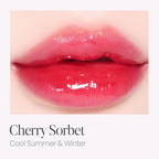 Espoir Couture Lip Tint Glaze #12 Cherry Sorbet 0.14oz | Volumizing Lip Stain with Syrupy Shine | Long-Lasting & Vibrant Color for Radiant Lip Look | Moisturizing & Glossy Lip Tint | Korean Lip Makeup