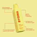 BYOMA Creamy Jelly Cleanser - Hydrating Facial Cleanser for Skin Barrier Repair -Tri-Ceramide Face Wash for Sensitive Skin & All Skin Types - Gently Removes Makeup & Excess Oil - 5.91 fl oz