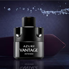 Men's Cologne Azure Vantage Eau De Toilette Body Spray Fragrance For Men- Daywear, Casual Daily Perfume Set with Suede Pouch- 3.4 Fl Oz Bottle- Ideal EDT Beauty Gift for Birthday, Anniversary