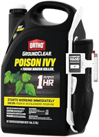 Ortho GroundClear Poison Ivy and Tough Brush Killer3 with Comfort Wand, Ready-To-Use Weed Killer with Results in 1 Hour, 1 gal.