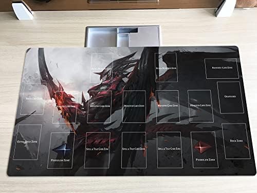 New Playmat Destiny Hero Destroy Phoenix Enforcer TCG Trading Card Game Mat with Zones + Free Bag (ZD039-427-A)