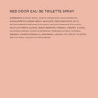 Elizabeth Arden Red Door Eau de Parfum Women's Perfume Spray, Floral Scented with Notes of Freesia, Roses, and Orchids, Sensual Fragrance