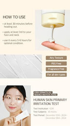 mixsoon Bean Sunscreen SPF 50 Airy Texture Type For Face Korean Skin Care 1.69 fl oz / 50ml