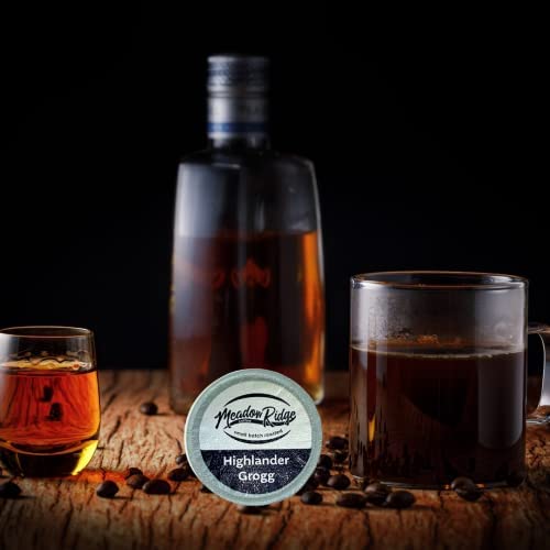 Meadow Ridge Coffee Single Serve Cups - 100% Arabica Coffee (For K-Cup Brewers) Low Acid (Highlander Grogg, 72 Count)