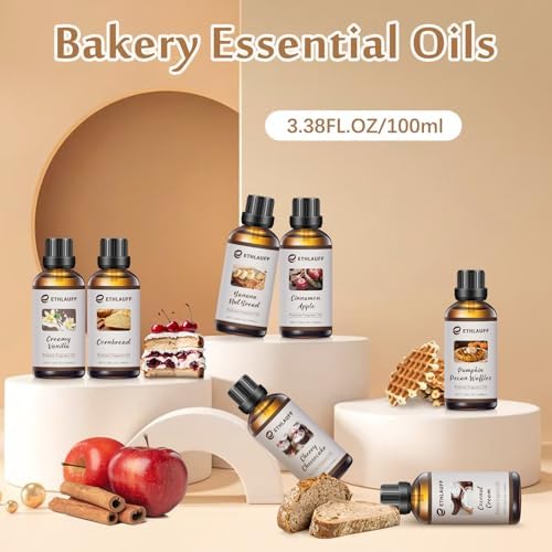 Birthday Cake Essential Oil, Cherry Cheesecake Sweet Fragrance Oil, 100ml Essential Oil for Diffusers,Candle Soap,Lotion Perfume Making, Bath Bombs-3.38FL.OZ