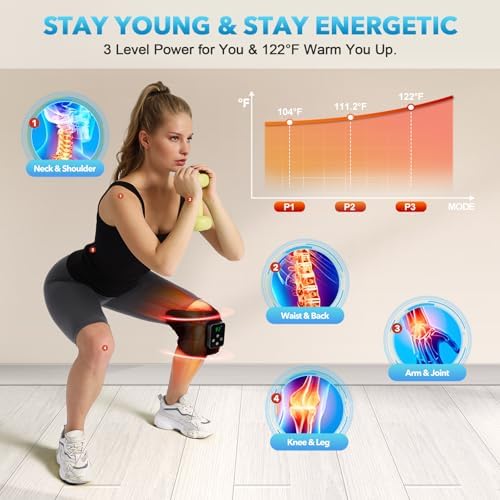 Red Light Therapy, Cordless Infrared Red Light Therapy Belt Wrap with Rechargeable Magnetic LED Screen Controller, Wireless Portable 660nm 850nm Infrared Red Light Therapy for Body Knee Pain Relief