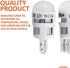 SYLVANIA ZEVO 194 T10 W5W Amber LED Bulb, (Contains 2 bulbs)