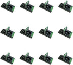 JT Eaton 409 Jawz Indoor Plastic Mouse Trap for Solid or Liquid Bait, Instant Kill Mouse Traps, No-Touch Disposal with Trap Set Indicator 12-Pack