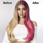 Wine Red Hair Dye 16.9 Fl Oz, Argan Oil Wine Red Hair Shampoo, 3 in 1 Hair Dye Shampoo, Easy To Use, Semi-Permanent Hair Color Shampoo (Wine Red)