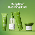 beplain Mung Bean pH-Balanced Cleansing Foam | Scent-free Cleanser | Gentle & Moisturizing Face Wash for All Skin Types | Makeup Remover | Korean Skin Care (2.7fl.oz)