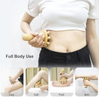 Wood Therapy Massage Tool Wooden Lymphatic Drainage Massager One-Handed Body Sculpting Tools,Physical Therapy Tools, Muscle Scraping Tool,Gua Sha Wood Therapy Tool-5.5 * 4.3 inches