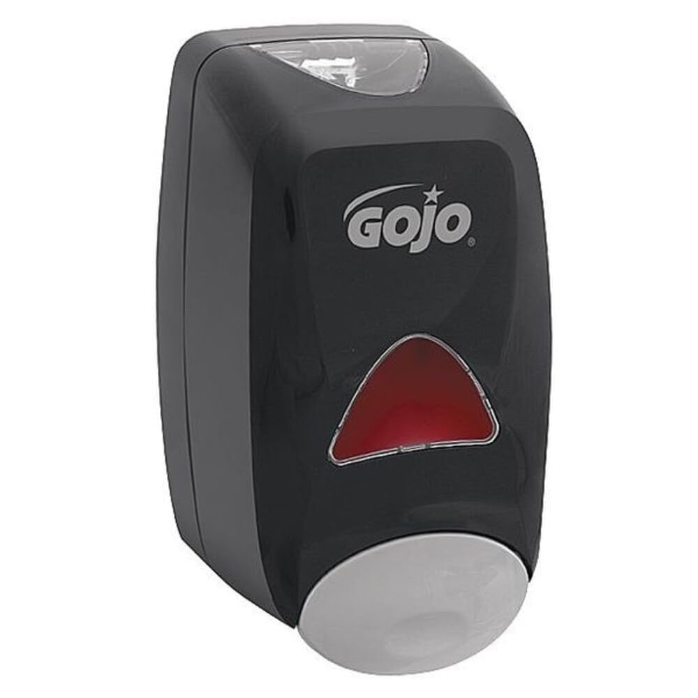 GOJO FMX-12 Push-Style Foam Soap Dispenser, Black, 1250 mL - 5155-06
