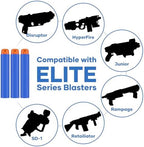300 Darts Fits for Nerf Elite Blasters, Compatible with Disruptor, Strongarm etc. Elite Blasters, with a Target Fits for Nerf Blasters, Blue, 0.4in
