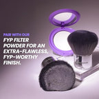 Wonderskin Kabuki Brush - Round Top Bronzer Brush for Face & Body - Ultra-Soft Bristles for Liquid, Pressed, Loose Foundation or Setting Powder Makeup