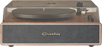 Crosley CR6046A-WAGL Stave 2-Speed Bluetooth Record Player Turntable with Built-in Speakers, Walnut