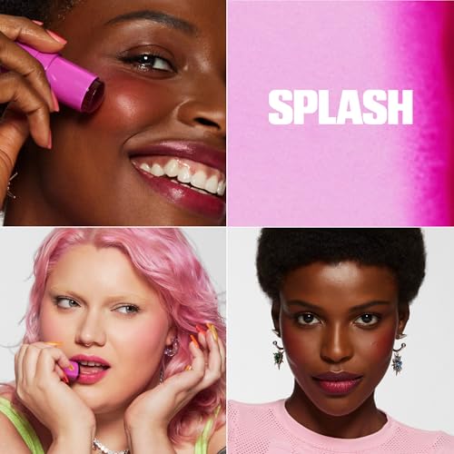 Milk Makeup Cooling Water Jelly Tint, Splash (Berry) - 0.17 oz - Sheer Lip & Cheek Stain - Buildable Watercolor Finish - 1,000+ Swipes Per Stick - Vegan, Cruelty Free