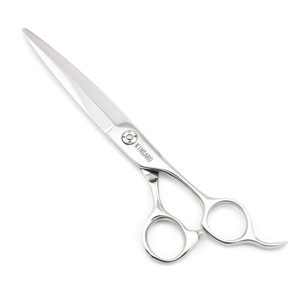 Barber Scissors 7" Professional Sliding Hair Scissors Willow Shape Sliding Hair Shears Professional Haircut Razor Edge 440c Barber Shears KINSARO for Hairdresser Barbershop or Home Use