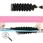 Deep Wave Bulk Human Braiding Hair 3 Bundles 110g 24 Inch Human Ginger Braiding Hair for Boho Braids Color 350 No Weft 100% Percent Brazilian Human Braiding Hair Extensions for Micro Braiding